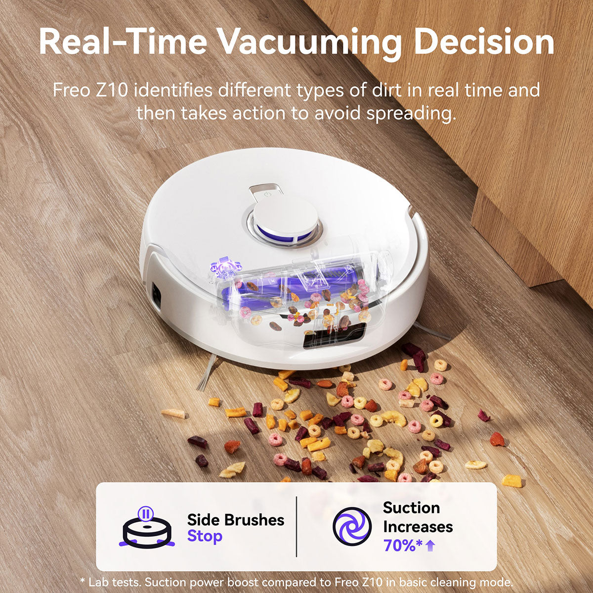 Narwal Freo Z10 Robotic Vacuum and Mop Cleaner - Covers Every Angle Without Any Tangles - Image 3