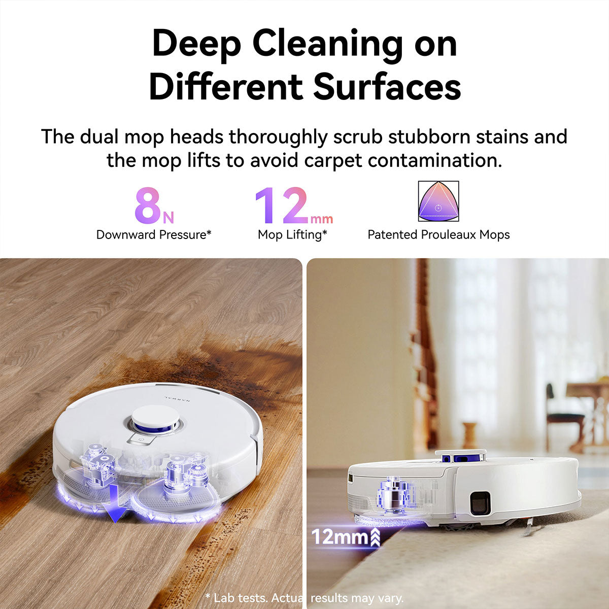 Narwal Freo Z10 Robotic Vacuum and Mop Cleaner - Covers Every Angle Without Any Tangles - Image 4
