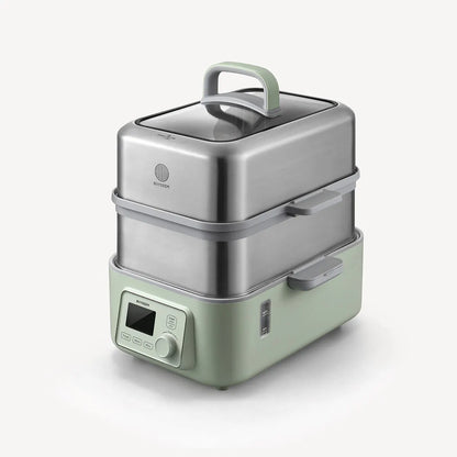 BUYDEEM Double Tier 10L Electric One Touch Digital Multifunctional Food Steamer - Image 3