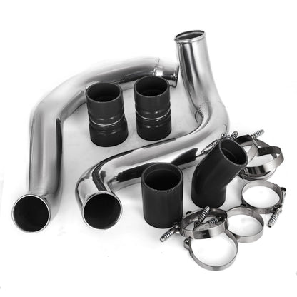 Turbo Intercooler Pipe & Boot Kit Silver for 03-07 Ford 6.0L Powerstroke Diesel - Image 3