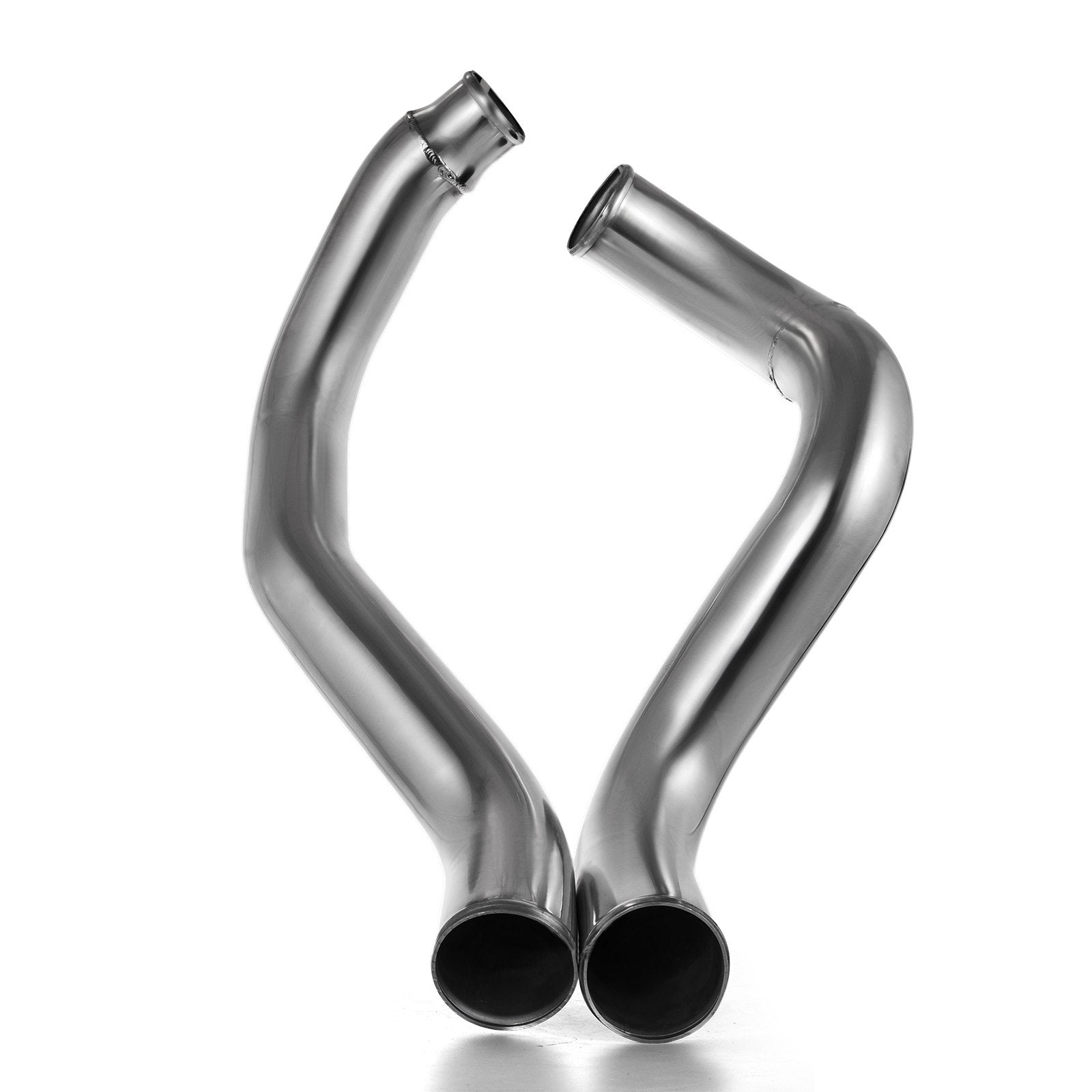 Turbo Intercooler Pipe & Boot Kit Silver for 03-07 Ford 6.0L Powerstroke Diesel - Image 4