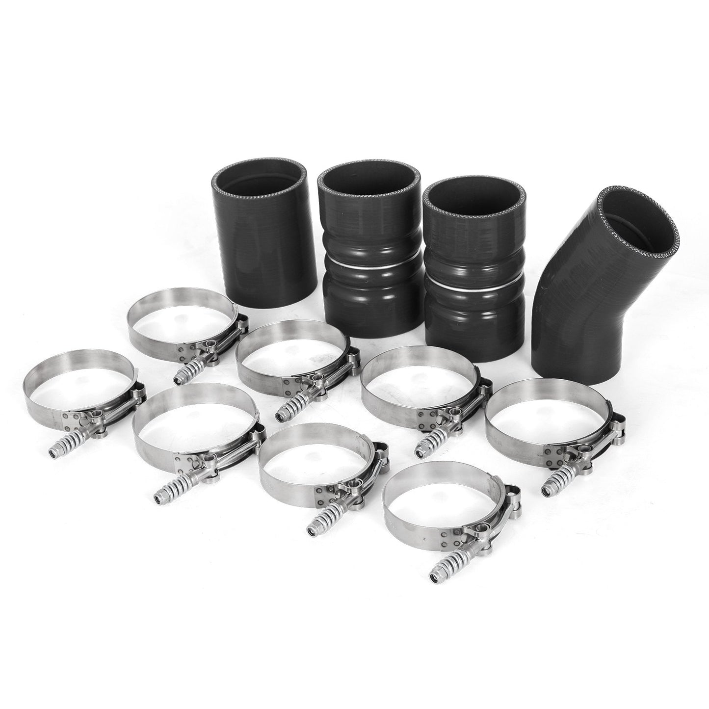 Turbo Intercooler Pipe & Boot Kit Silver for 03-07 Ford 6.0L Powerstroke Diesel - Image 7