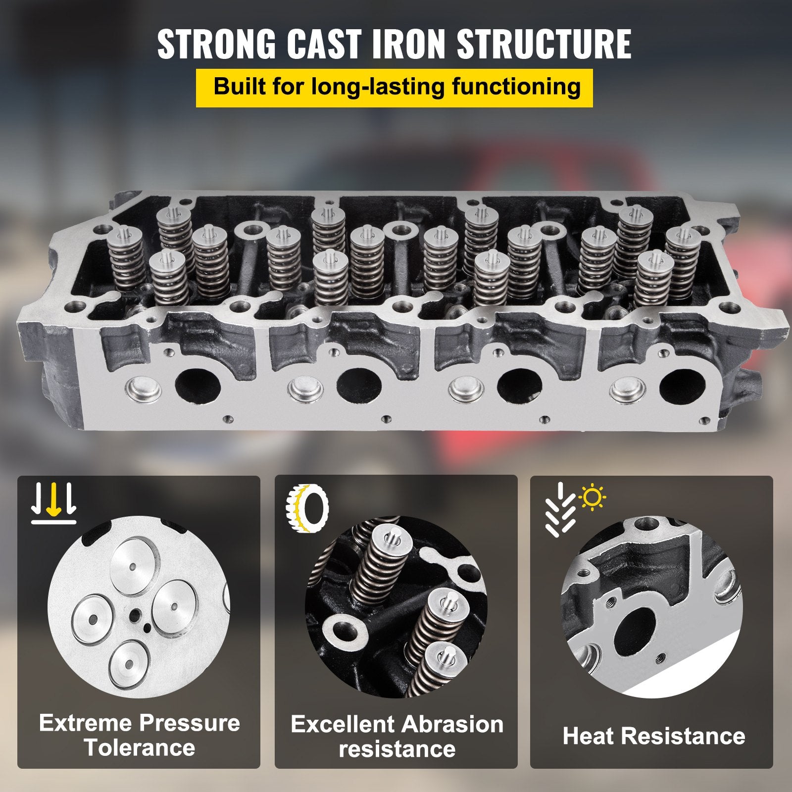 Replacement for 6.0L Cylinder Head 18MM Power Stroke Bare F-Series Cylinder Head 1843080C3 - Image 4