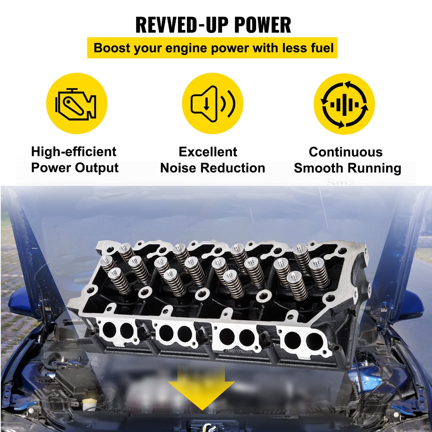 Replacement for 6.0L Cylinder Head 18MM Power Stroke Bare F-Series Cylinder Head 1843080C3 - Image 5