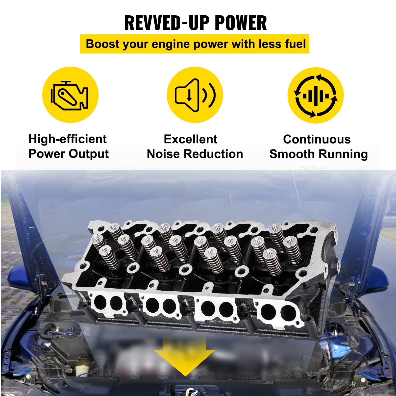 Replacement for 6.0L Cylinder Head 18MM Power Stroke Bare F-Series Cylinder Head 1843080C3 - Image 5