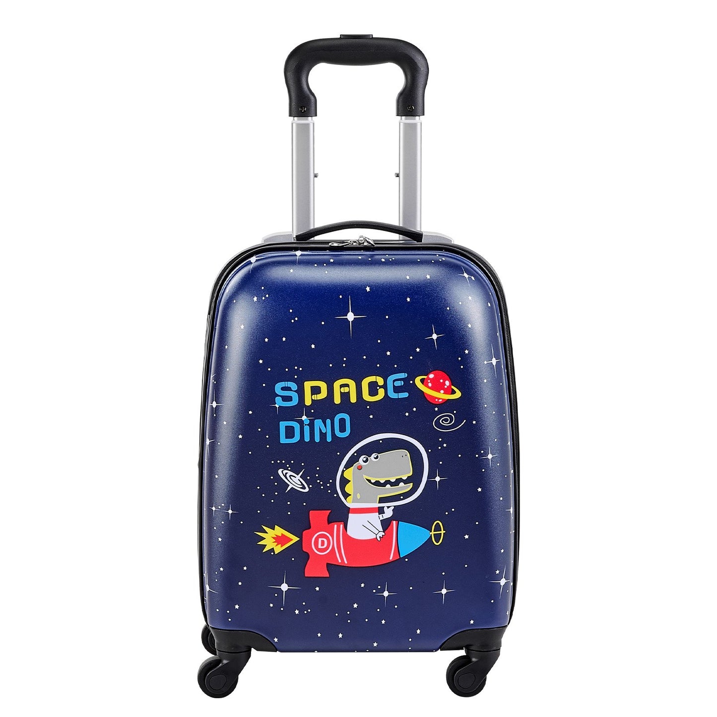 Kids Luggage Set, 2 Piece, 45.7 cm Hardside Rolling Wheels Suitcase with Hard-Shell Backpack, Dinosaur Kids Carry on Luggage Set, Holiday Birthday Present for Girls & Boys, Airline Approved - Image 9