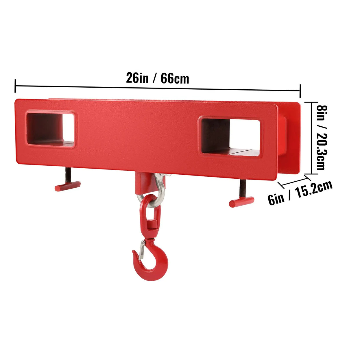 Forklift Lifting Hook 6000 LBS Capacity Forklift Lifting Hoist Swivel Hook Mobile Crane Forklift Attachments - Image 8