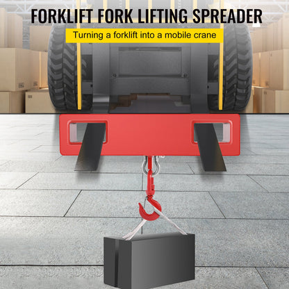 Forklift Lifting Hook 6000 LBS Capacity Forklift Lifting Hoist Swivel Hook Mobile Crane Forklift Attachments - Image 2