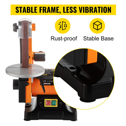 Belt Sander 300W Grinder Sander 1 x 30 Inch Electric Belt & Disc Sander 2950 RPM Variable Speed (300W) - Image 5