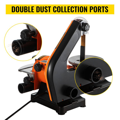 Belt Sander 300W Grinder Sander 1 x 30 Inch Electric Belt & Disc Sander 2950 RPM Variable Speed (300W) - Image 6