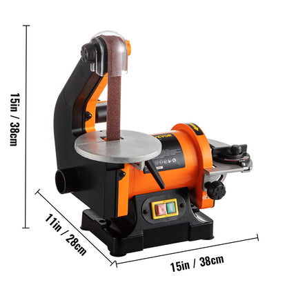 Belt Sander 300W Grinder Sander 1 x 30 Inch Electric Belt & Disc Sander 2950 RPM Variable Speed (300W) - Image 8