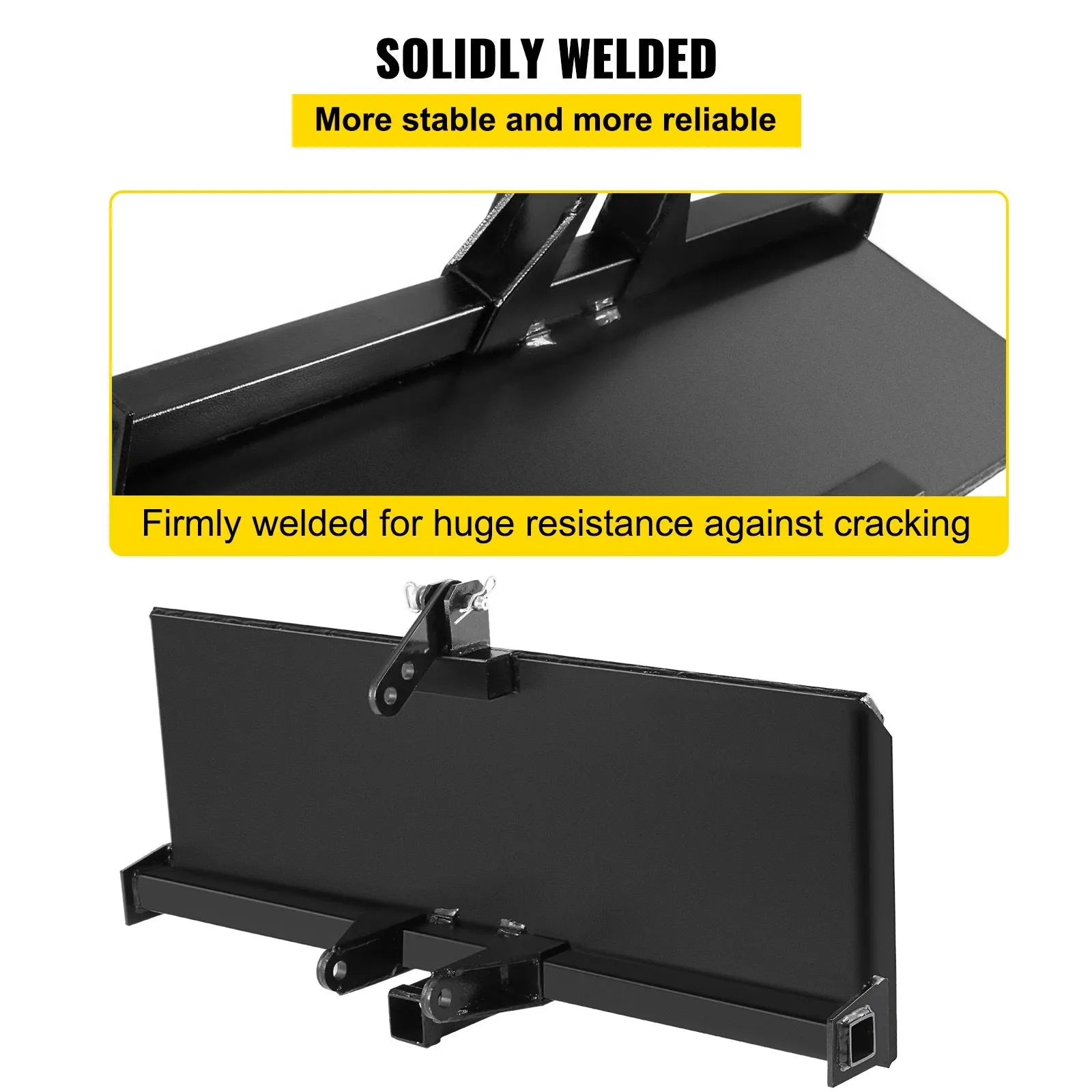 3 Point Attachment Adapter Skid Steer Trailer Hitch Front Loader Case - Image 6