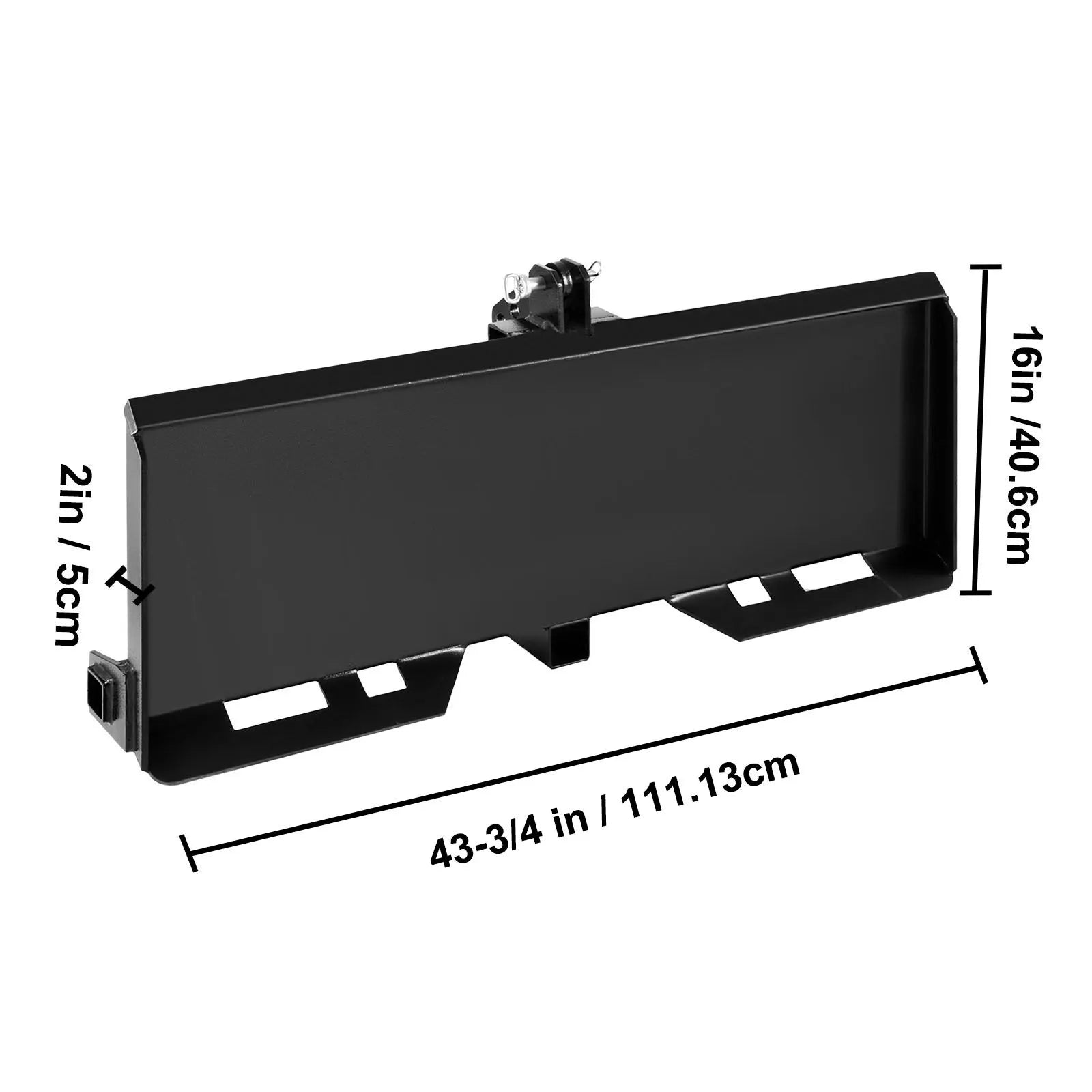 3 Point Attachment Adapter Skid Steer Trailer Hitch Front Loader Case - Image 8
