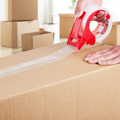 Packing Tape 12 Rolls 65 Yards Clear Shipping Tape with Dispenser 2.7 Mil - Image 8