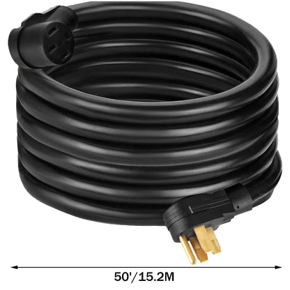 50Ft 50 Amp RV Power Cord Durable Heavy Duty RV Extension Cord Copper Wire RV Cord Power Supply Cable for Trailer Motorhome Camper - Image 8