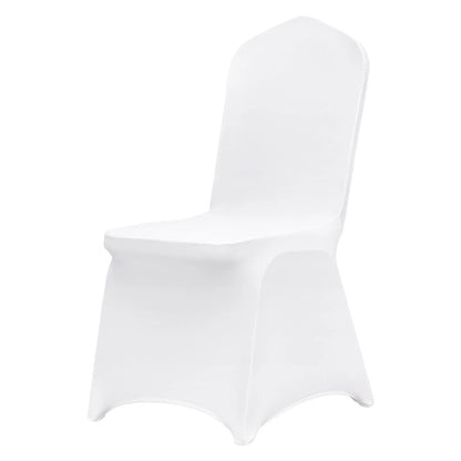 Stretch Spandex Folding Chair Covers, Universal Fitted Chair Cover, Removable Washable Protective Slipcovers, for Wedding, Holiday, Banquet, Party, Celebration, Dining (50PCS White) - Image 9