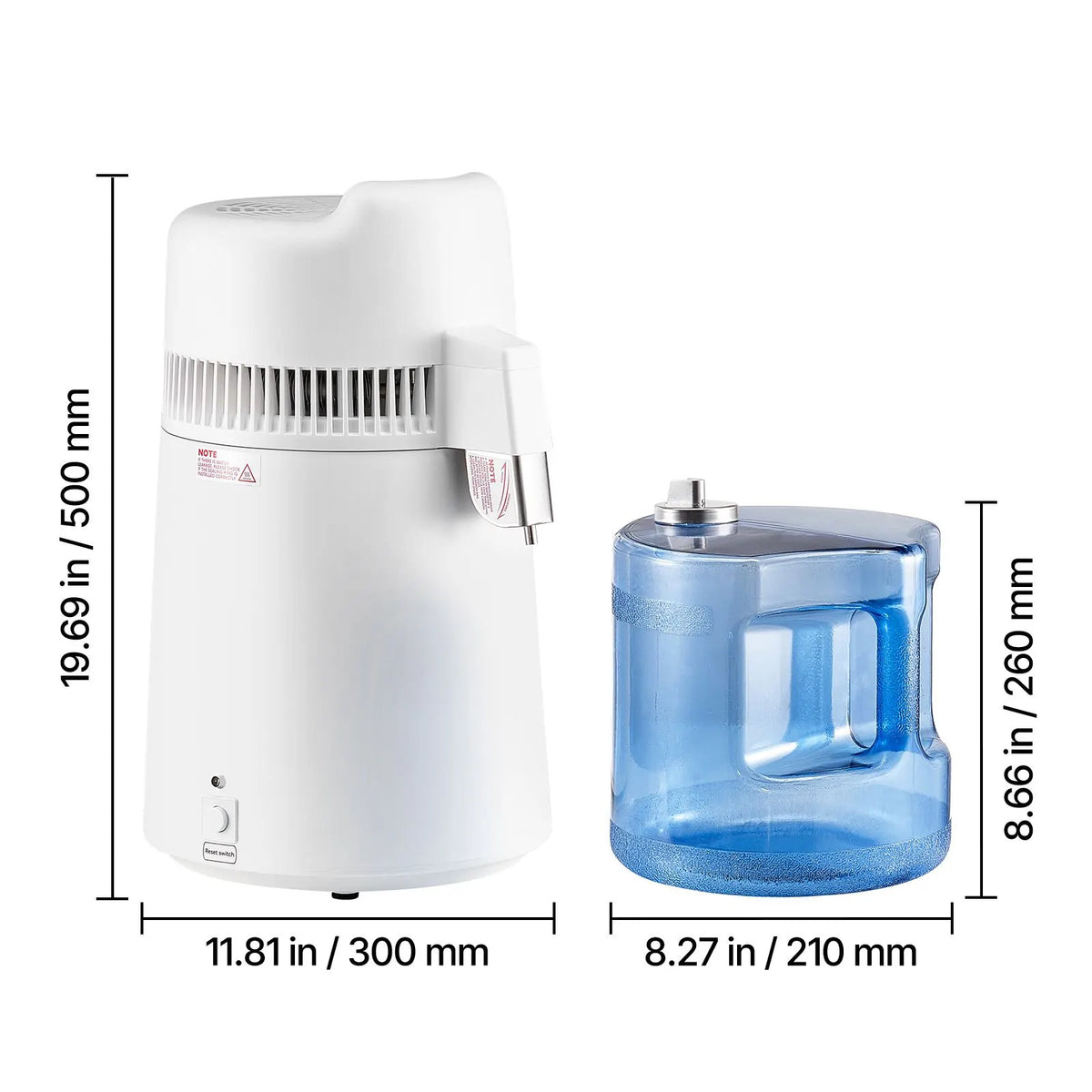 6L Water Distiller Home Countertop Purifier Machine 900W Plastic Container - Image 8