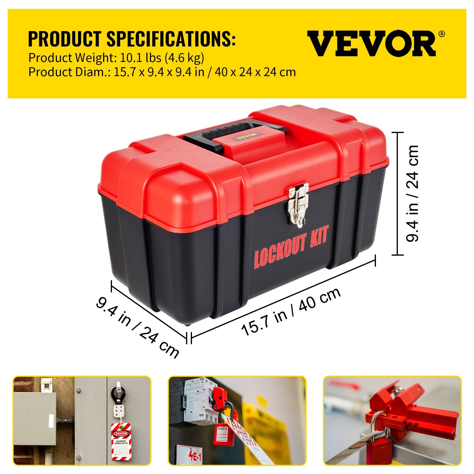 42 PCS Lockout Tagout Kits Electrical Loto Kit for Electrical Risk Removal - Image 7