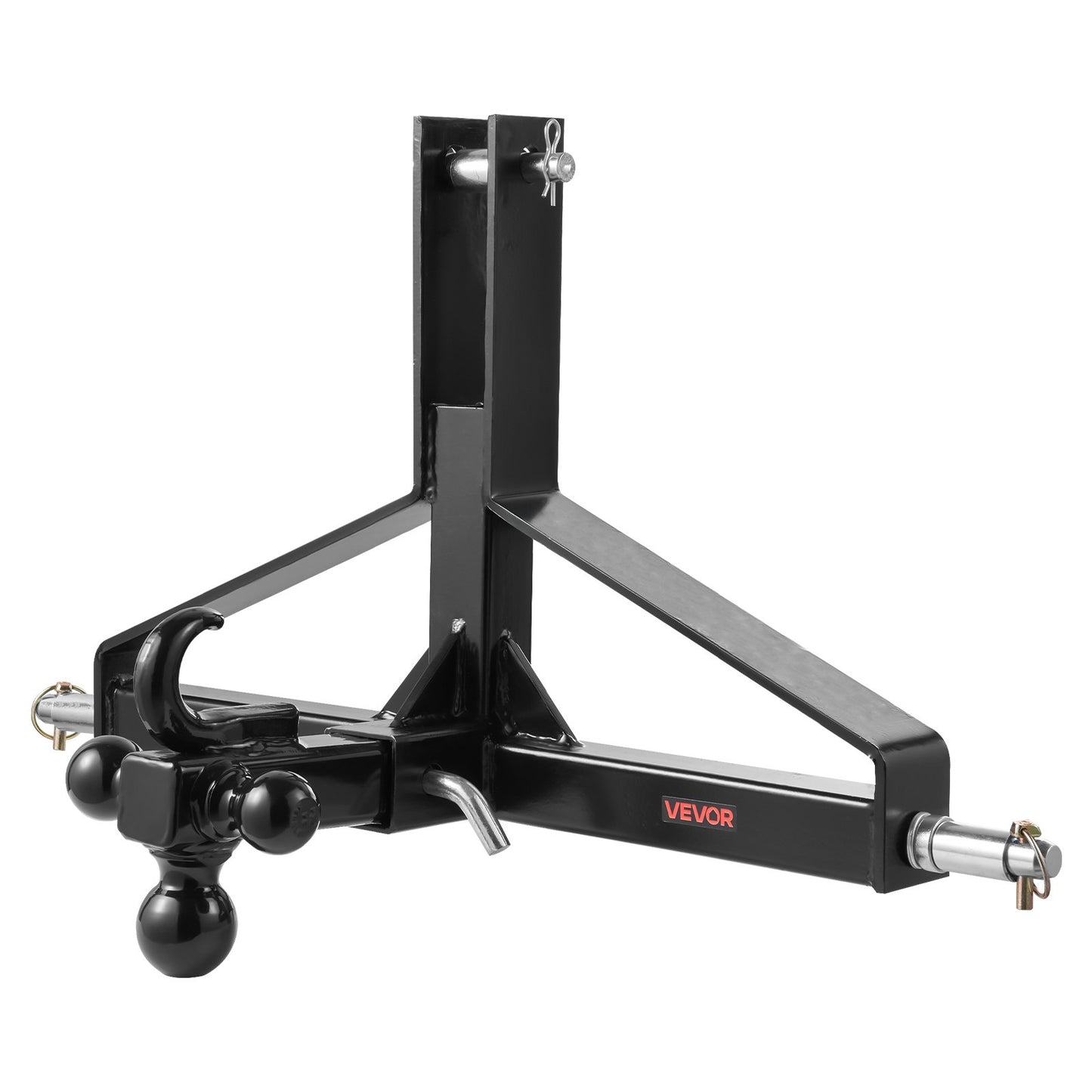 3 Point Trailer Hitch with 2 in Receiver, 3pt Quick Hitch Attachment, Heavy Duty Tractor Tow Drawbar Adapter, Compatible with Kubota, Mahindra, Ford, Yanmar, John Deere, Massey Ferguson - Image 9