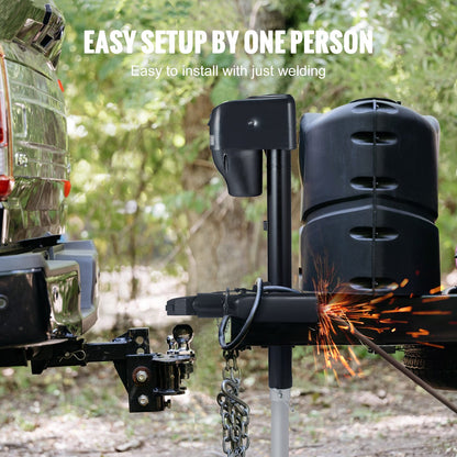 A-Frame Trailer Coupler, Fits 2-Inch Hitch Ball Size, 7000 lbs Towing Capacity, Heavy Duty Steel Coupler, Ideal for Towing Station Wagons, Pickup Trucks, SUVs, Campers, Black Coating Surface - Image 3