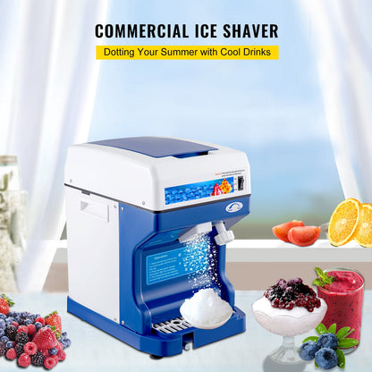 Ice Shaver 265LBS/Hour Snow Cone Frozen Ice Shaving Slushie Dessert Maker Stainless Steel Food Grade for Kitchen Home Bars - Image 2