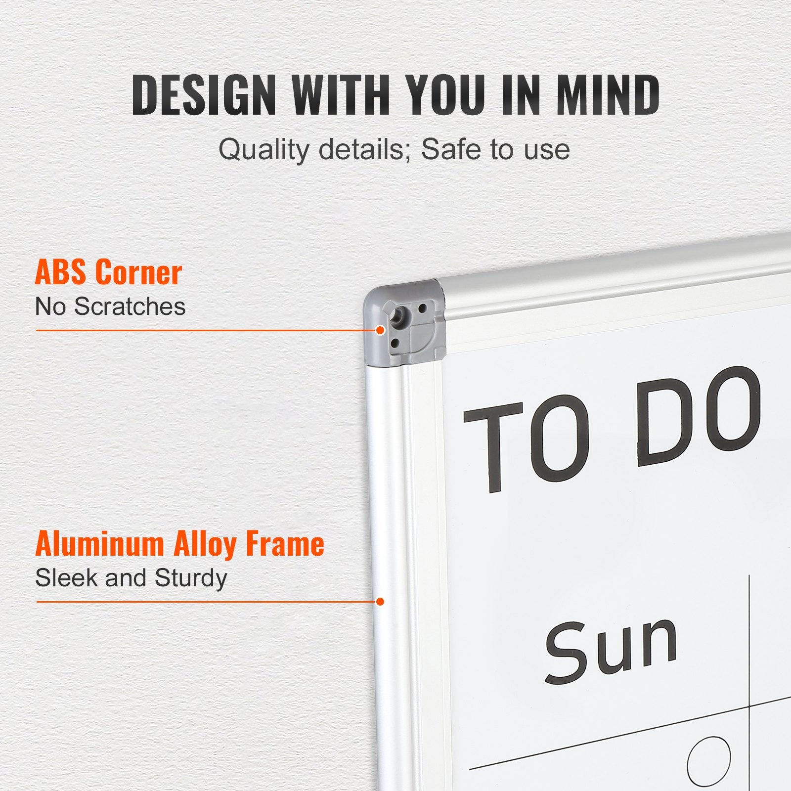Magnetic Whiteboard Dry Erase Board 36" x 24" Wall Mounted for Office - Image 4