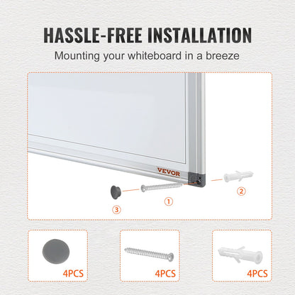 Magnetic Whiteboard Dry Erase Board 36" x 24" Wall Mounted for Office - Image 6