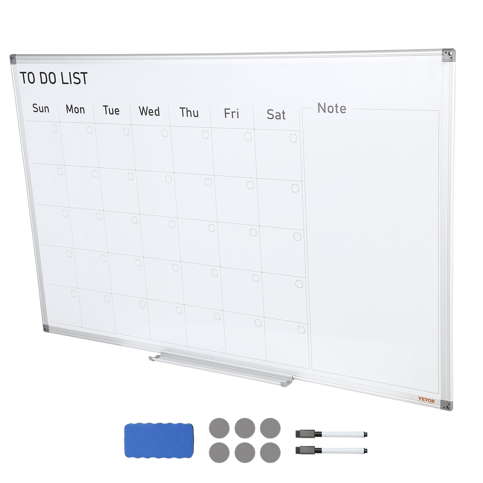 Magnetic Whiteboard Dry Erase Board 36" x 24" Wall Mounted for Office - Image 9