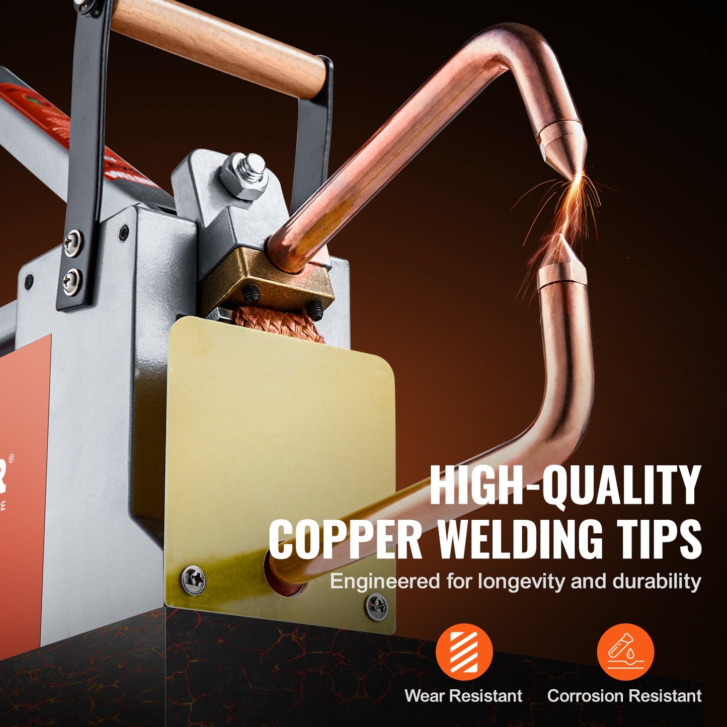 Portable Spot Welder, 1/8-inch Thick Spot Welder Machine with 8KVA Input Capacity, Handheld Welding Tip Gun Metal Sheet Spot Welding Machine for Carbon Steel, Aluminum Sheet - Image 4