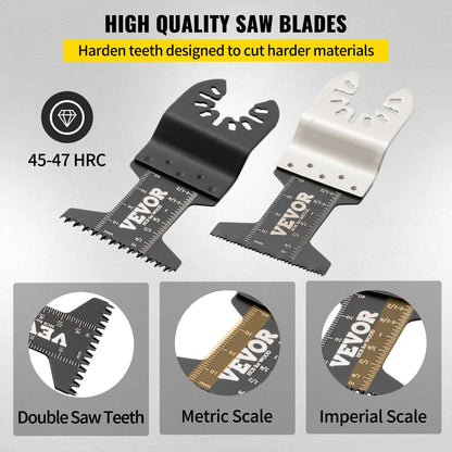 Oscillating Multi Tool Saw Blades Multi Tool Blades 50PCS for Wood Metal - Image 5