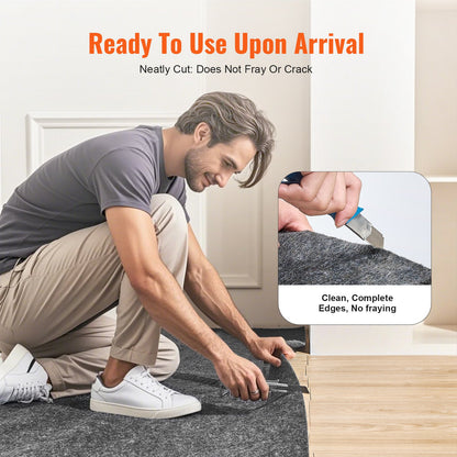 Rug Pad Gripper 9' x 12' Protective Carpet Pad 0.47" Thick for All Floors - Image 5