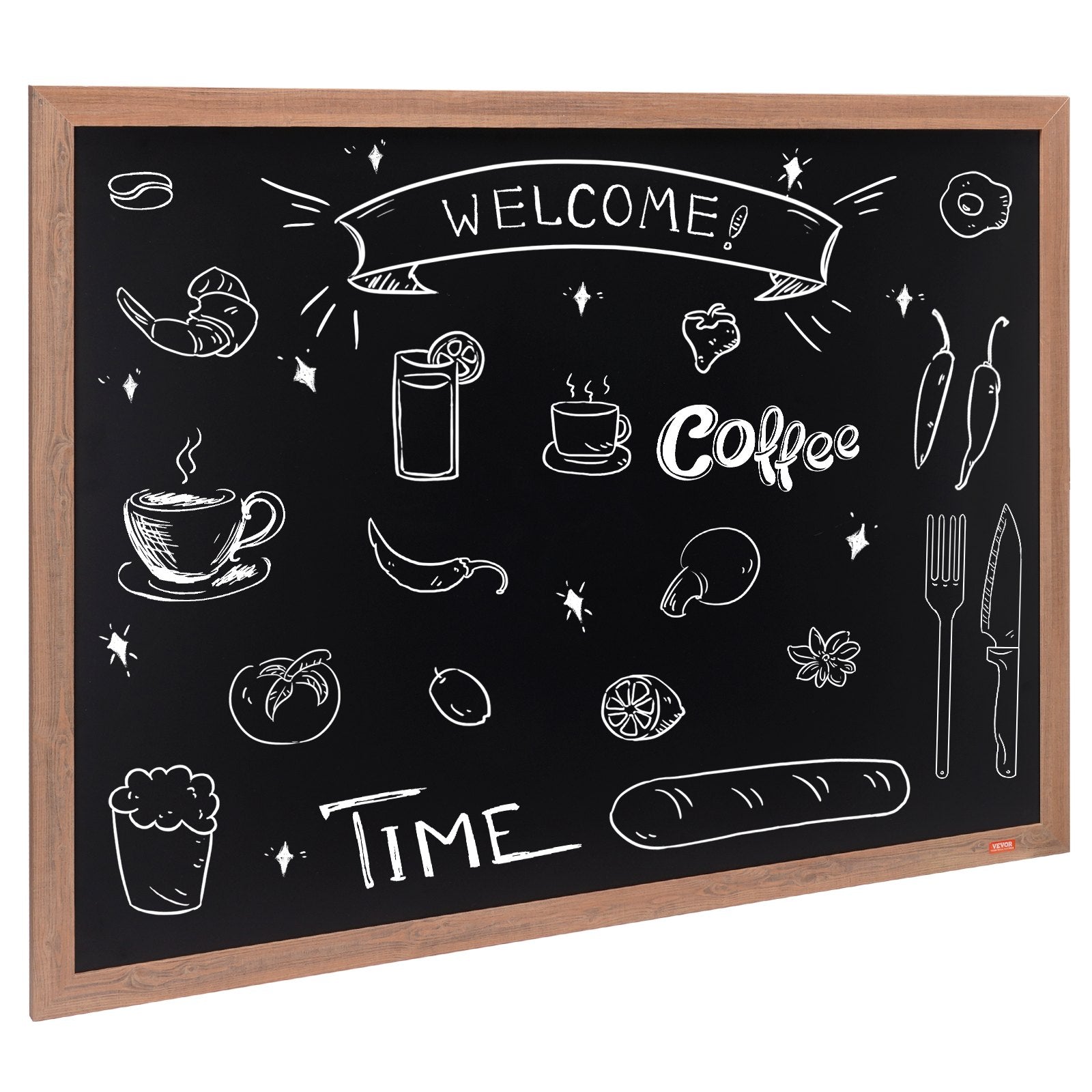 35"x46" Rustic Wood Framed Chalkboard Wall Hanging Magnetic Wedding Sign
