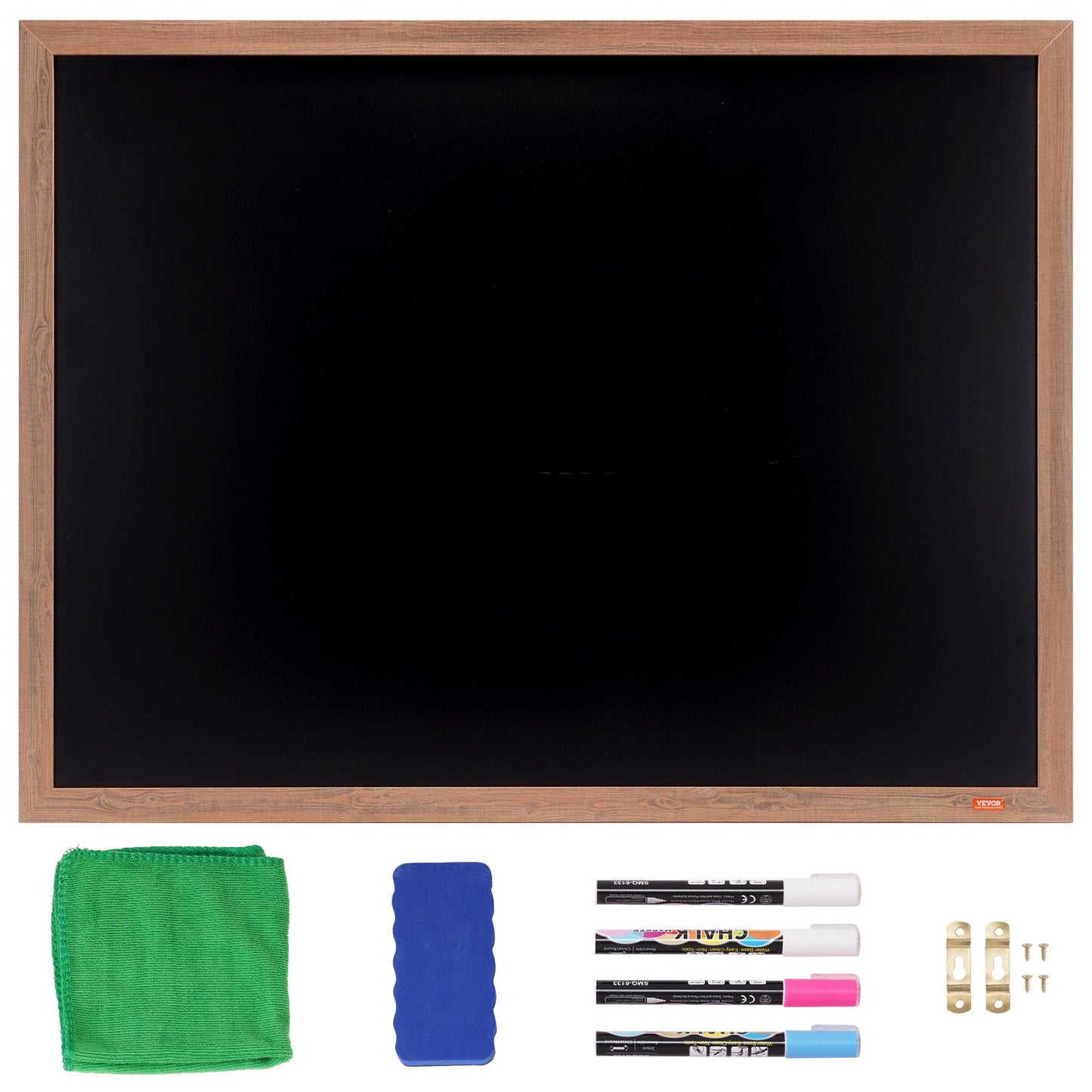 35"x46" Rustic Wood Framed Chalkboard Wall Hanging Magnetic Wedding Sign - Image 9