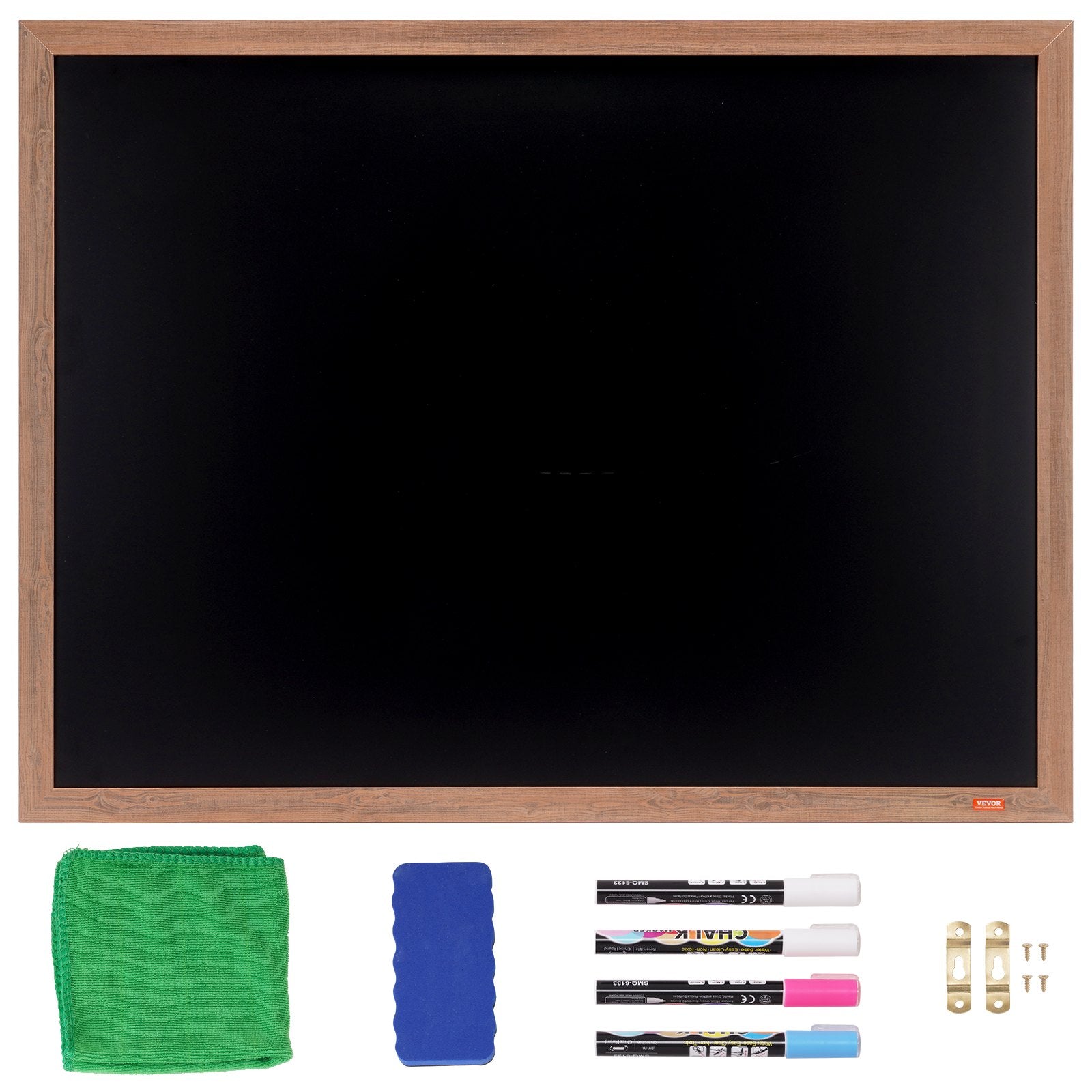 35"x46" Rustic Wood Framed Chalkboard Wall Hanging Magnetic Wedding Sign - Image 9