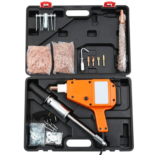 Stud Welder Kit, 5500 Stud Welder Dent Repair Kit, 800VA Spot Welder Stud Kit, Stud Gun Dent Puller Kit with Complete Accessories, Dent Welder Repair for Auto Body Repairing
