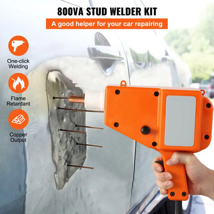 Stud Welder Kit, 5500 Stud Welder Dent Repair Kit, 800VA Spot Welder Stud Kit, Stud Gun Dent Puller Kit with Complete Accessories, Dent Welder Repair for Auto Body Repairing - Image 2
