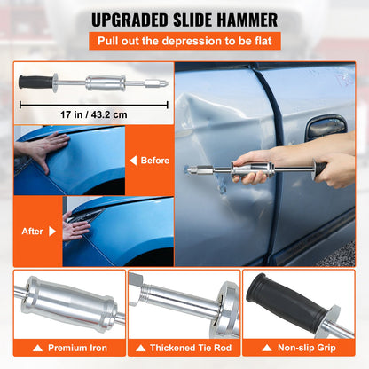 Stud Welder Kit, 5500 Stud Welder Dent Repair Kit, 800VA Spot Welder Stud Kit, Stud Gun Dent Puller Kit with Complete Accessories, Dent Welder Repair for Auto Body Repairing - Image 5