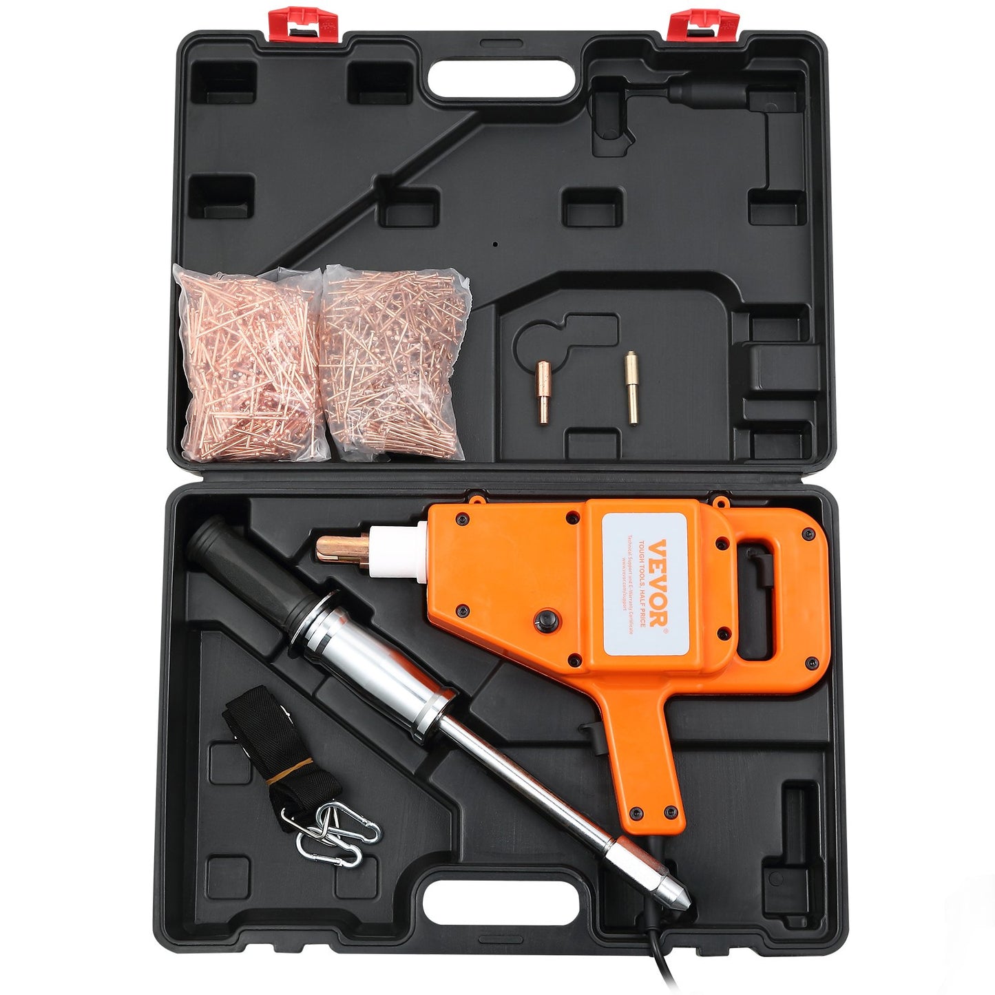 Stud Welder Kit, 1600A Stud Welder Dent Repair Kit, 800VA Spot Welder Stud, 220V Stud Gun Dent Puller Kit with Complete Accessories, Dent Welder Repair for Auto Body Repairing - Image 9