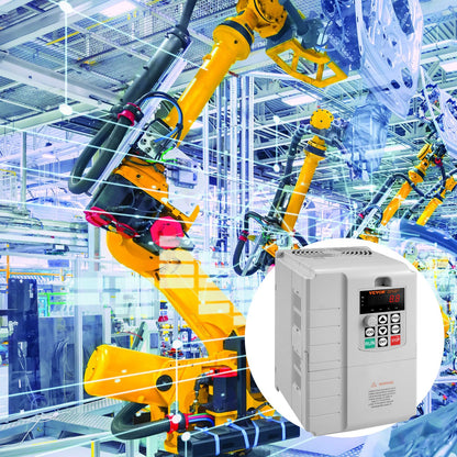 VFD 10HP, 7.5KW, 34A, 1 Phase 220V-240V Input to 3 Phase 220V-240V Output Variable Frequency Drive, 0-400Hz VFD for AC Motor Speed Control - Image 8