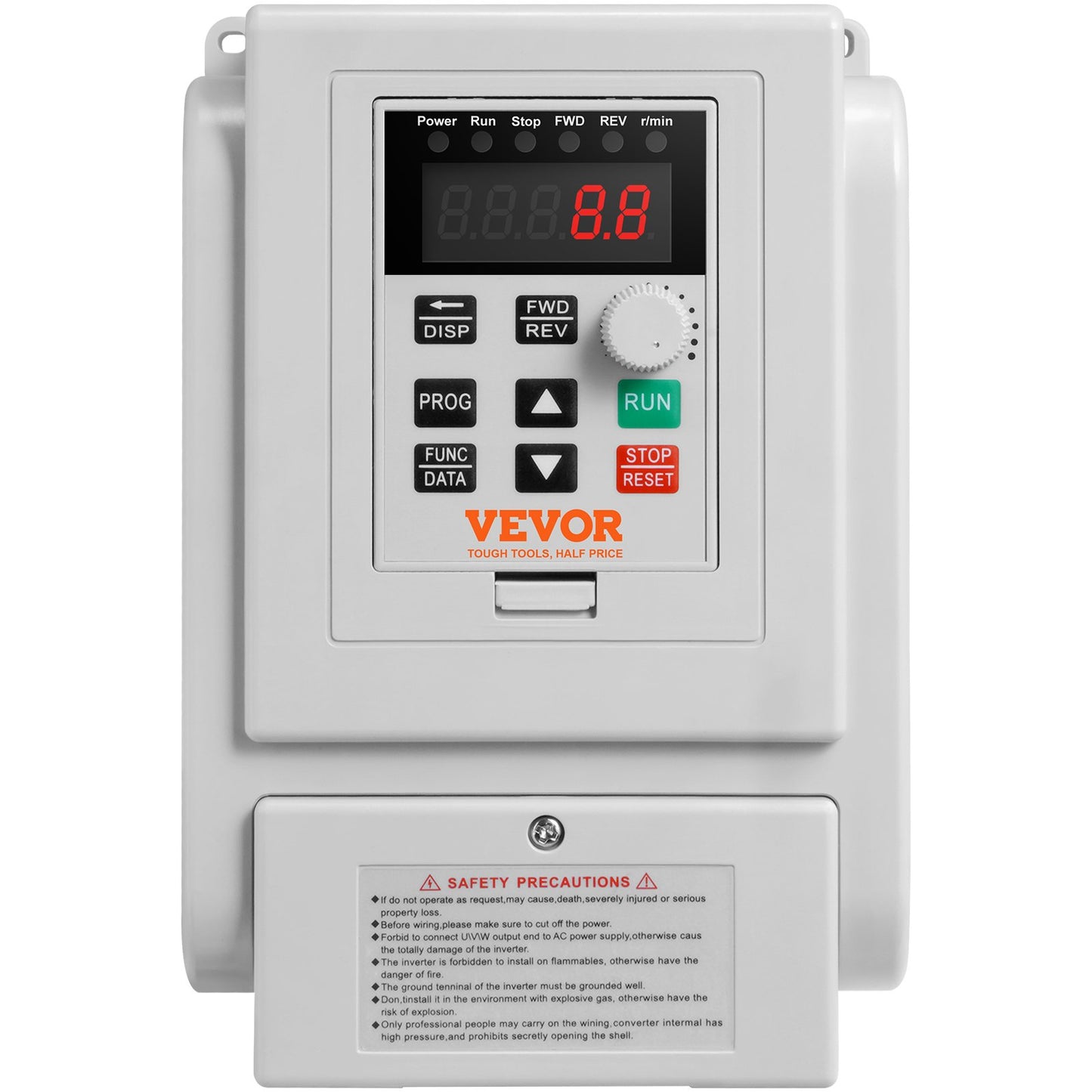 VFD 5HP, 4KW, 18A, 1 Phase 220V-240V Input to 3 Phase 220V-240V Output Variable Frequency Drive, 0-400Hz VFD for AC Motor Speed Control - Image 9