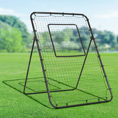 Baseball And Softball Rebounder Net, 4 x 6 Feet PitchBack Baseball Nest for Pitching and Fielding Training, Pitch Return Trainer Rebound Net with Pitching Target, 4 Adjustable Angles - Image 8