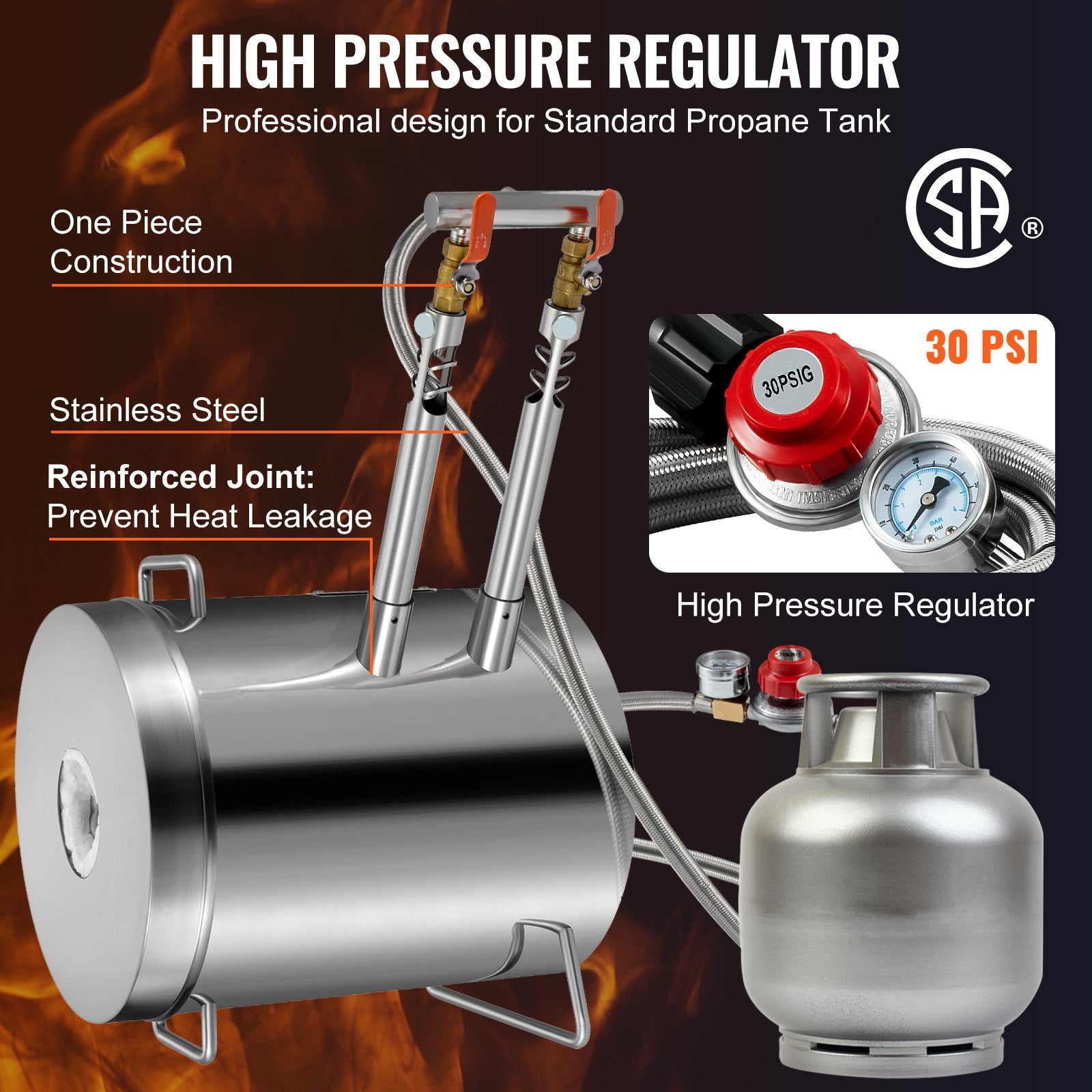 12KG Propane Smelting Furnace Kit Melting Furnace Double Burners 2700℉ - Image 6