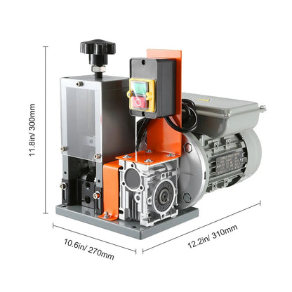 Automatic Wire Stripping Machine, 0.06''-1.18'' Electric Motorized Cable Stripper, 180 W, 60 ft/min Wire Peeler with Visible Stripping Depth Reference, for Scrap Copper Recycling - Image 8