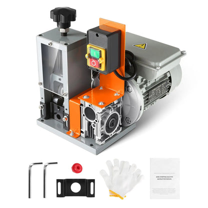 Automatic Wire Stripping Machine, 0.06''-1.18'' Electric Motorized Cable Stripper, 180 W, 60 ft/min Wire Peeler with Visible Stripping Depth Reference, for Scrap Copper Recycling - Image 9