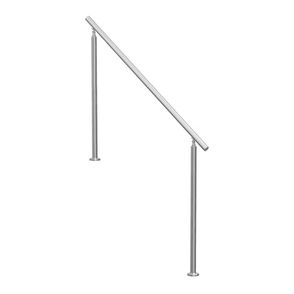 Handrails for Outdoor Steps, 59 in/ 150cm Length Stair Hand Rail Kit, Transitional Stainless Steel Railings with Installation Kit, Double-column Staircase Handrails for Seniors,Porch & Deck - Image 9