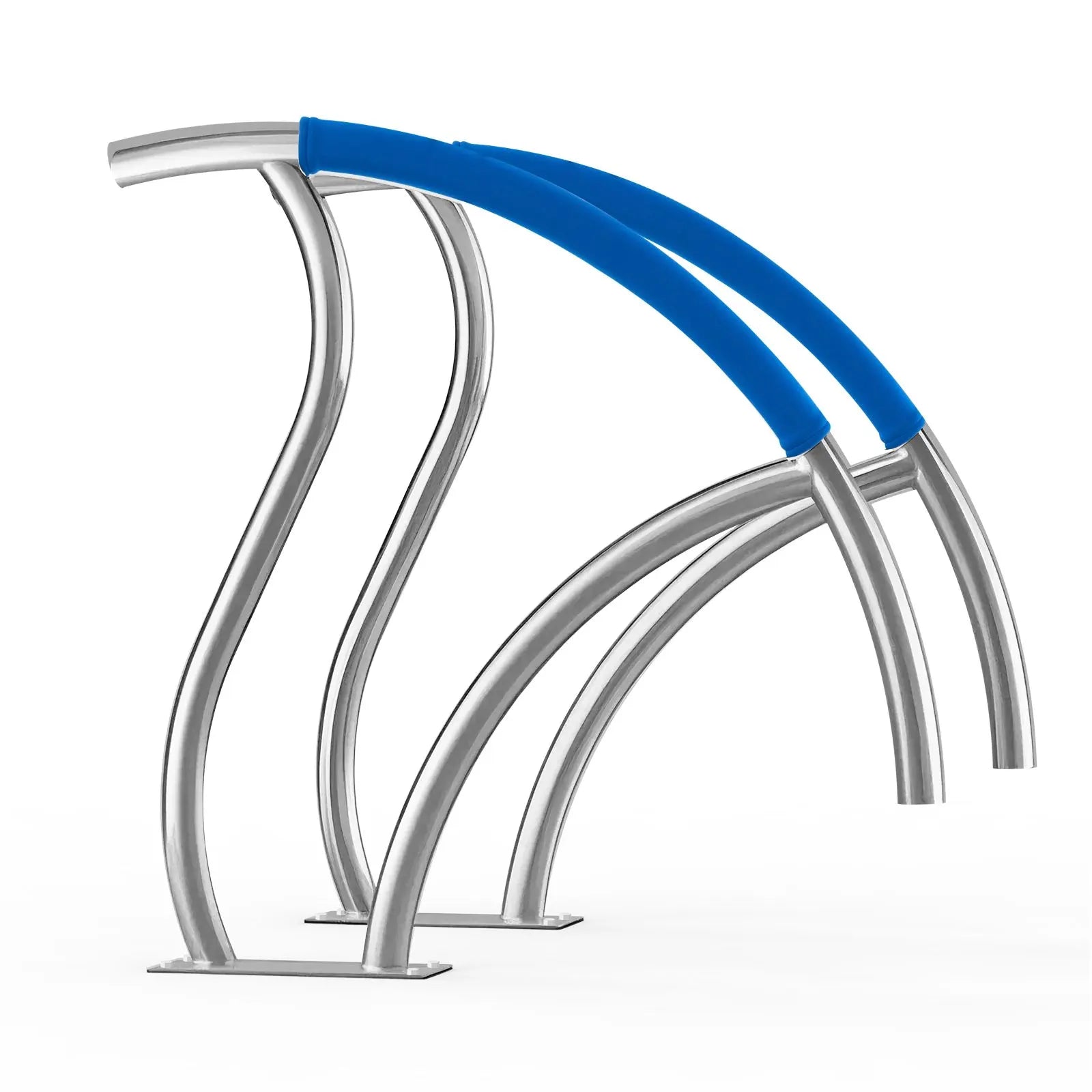 Pool Handrail 2 PCS 30x30in Stainless Steel with Base Plate for Spas - Image 9