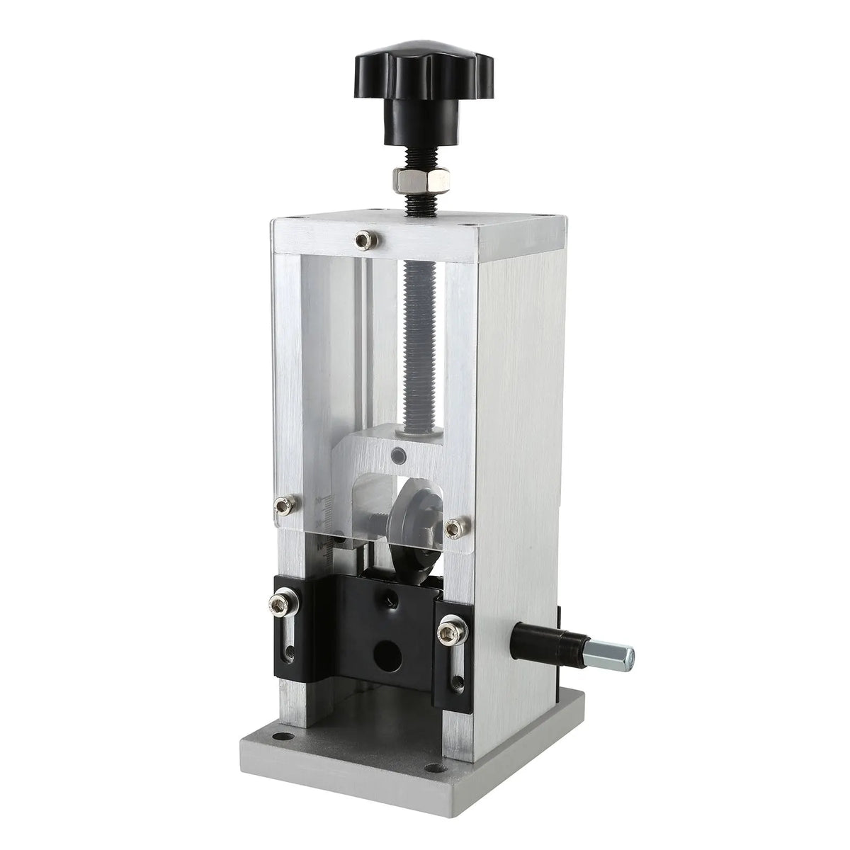 Manual Wire Stripping Machine, 0.06''-0.98'' Copper Stripper with Hand Crank or Drill Powered, Visible Stripping Depth Reference, Portable Aluminum Frame Wire Peeler for Scrap Copper Recycling - Image 9