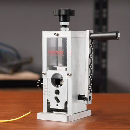 Manual Wire Stripping Machine, 0.06''-1.5'' Copper Stripper with Hand Crank or Drill Powered, Visible Stripping Depth Reference, Portable Aluminum Frame Wire Peeler for Scrap Copper Recycling - Image 8