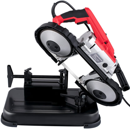 Portable Band Saw,with Removable Alloy Steel Base Cordless Band Saw,127mm Cutting Capacity Hand held Band Saw,Variable Speed Portable Bandsaw, 10Amp Motor Deep Cut Band saw for Metal Wood - Image 9