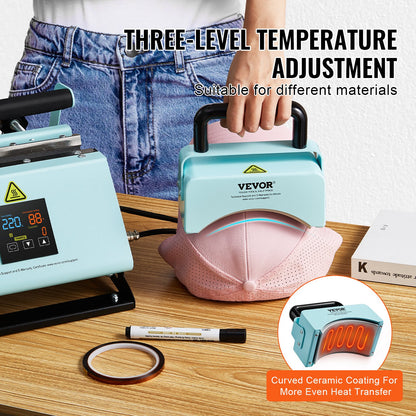 2 in 1 Tumbler and Hat Heat Press Machine Heat Machine for Caps Hats Mugs - Image 3
